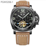 Luxury Automatic Mechanical Leather Watch