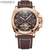 Luxury Automatic Mechanical Leather Watch