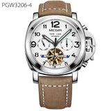 Luxury Automatic Mechanical Leather Watch