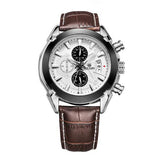 Original Quartz Leather Chronograph Army Military Watch