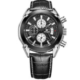 Original Quartz Leather Chronograph Army Military Watch
