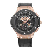 Leather Chronograph Military Watches Sports Quartz Watch