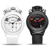 Multifunction Chronograph Sport Silicone Band Watch