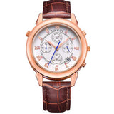 Genuine Leather Bracelet Roman Dial Classic Watch