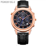 Genuine Leather Bracelet Roman Dial Classic Watch